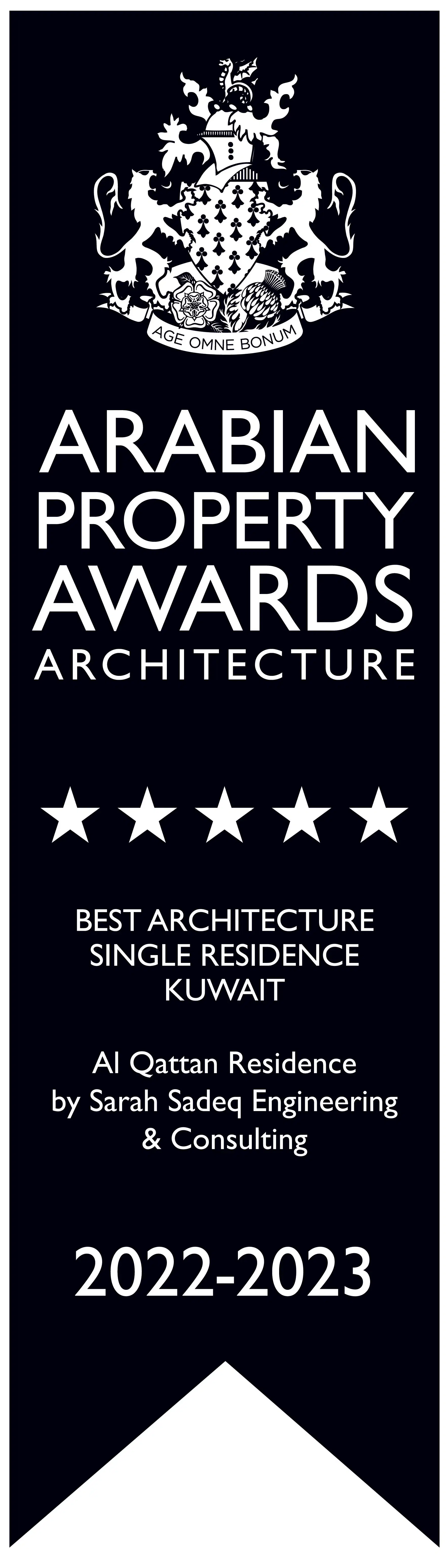 Best Architecture Single Residence – Arabia, 2022–2023