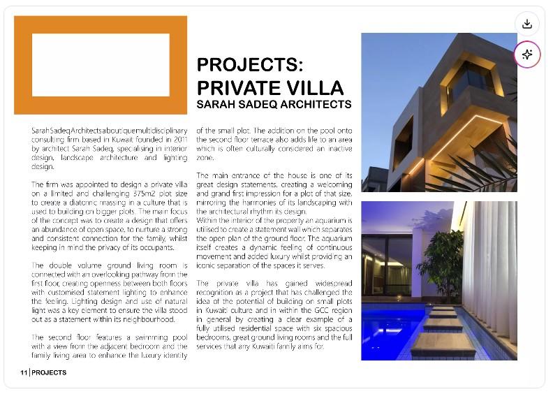 Feature in RIBA, Gulf issue, Sep 2018 